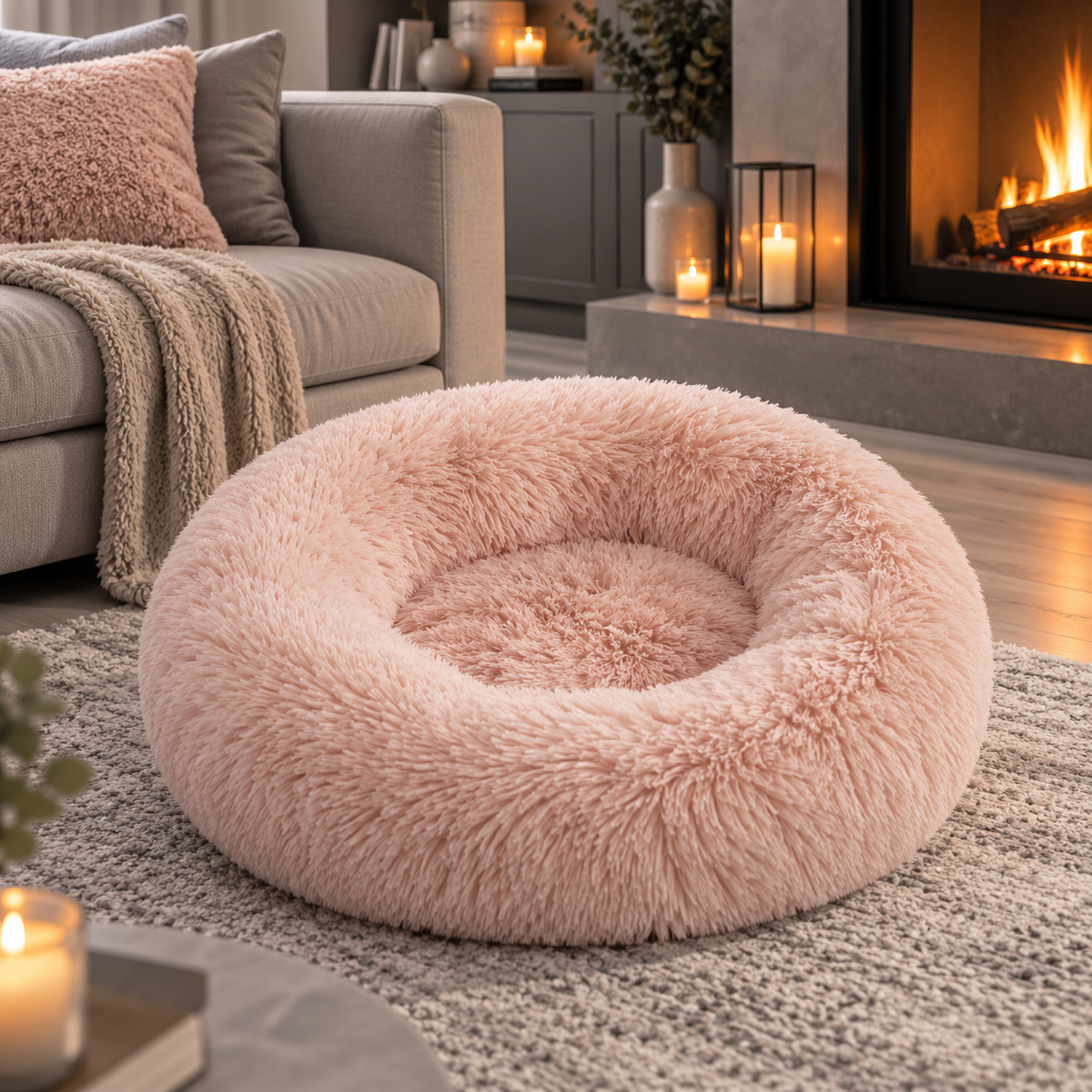Elara Haus Calming Comfort Dog Bed