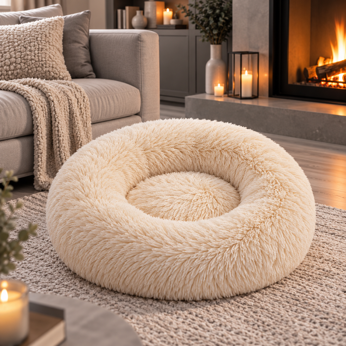Elara Haus Calming Comfort Dog Bed
