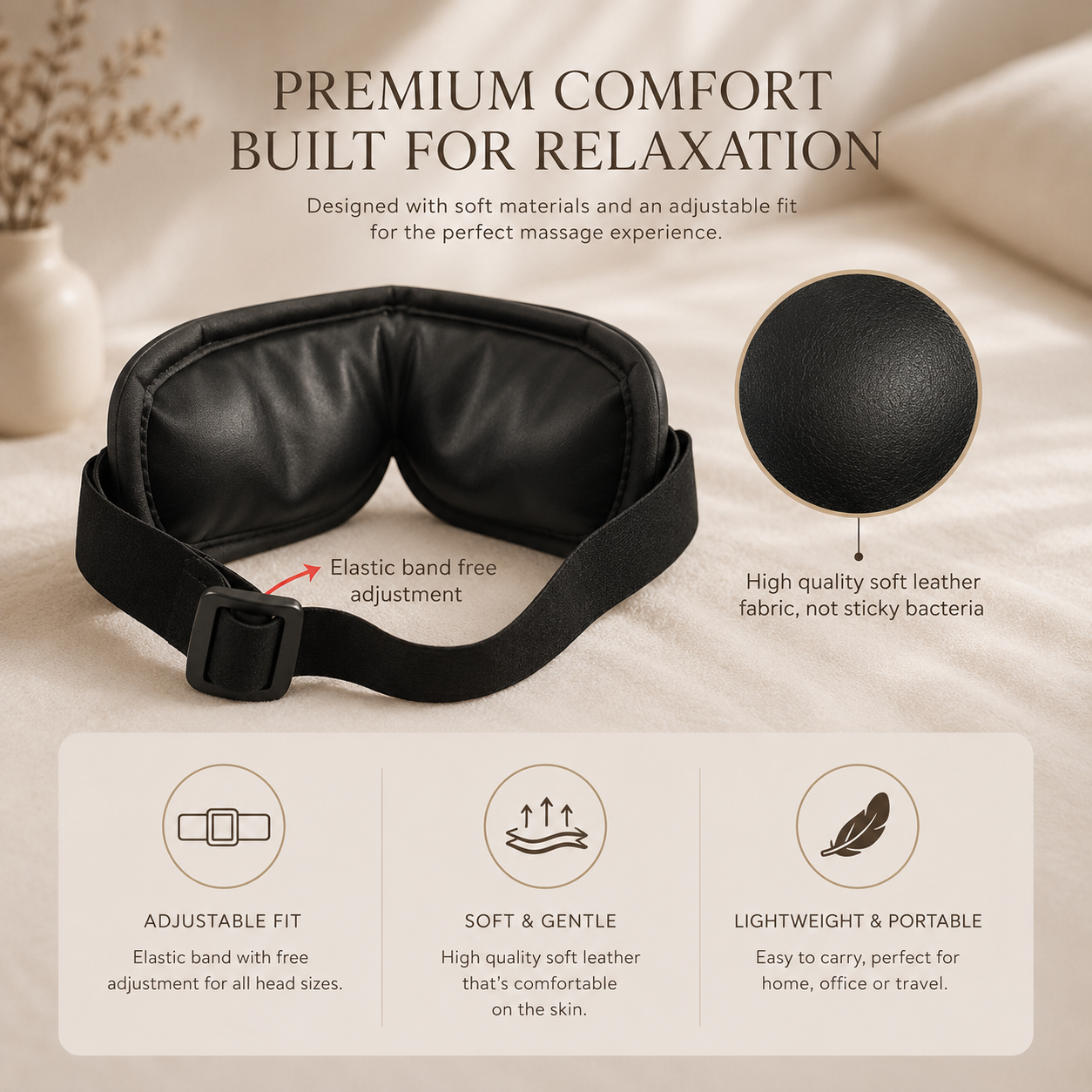 ELARA Eye Therapy Mask | Heated Eye Massager
