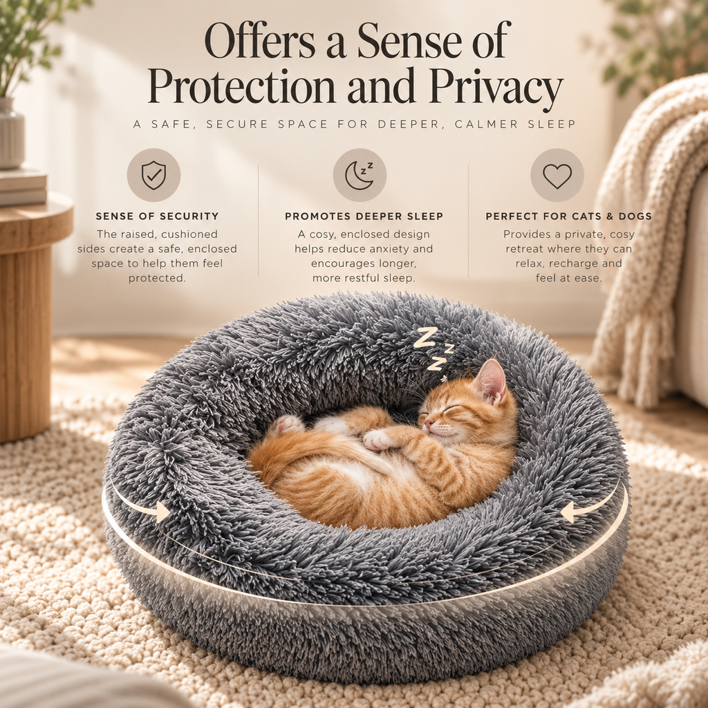 Elara Haus Calming Comfort Dog Bed