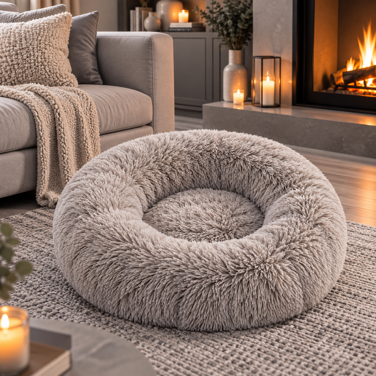 Elara Haus Calming Comfort Dog Bed