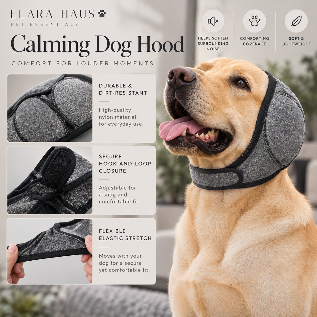 Elara Haus Calming Dog Hood