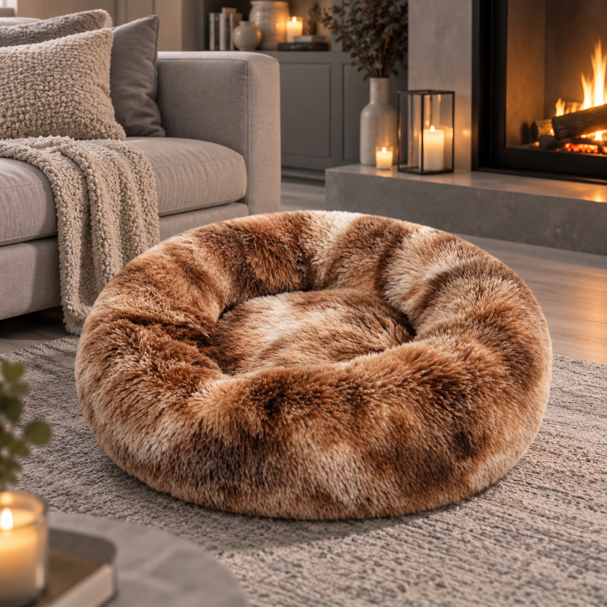 Elara Haus Calming Comfort Dog Bed