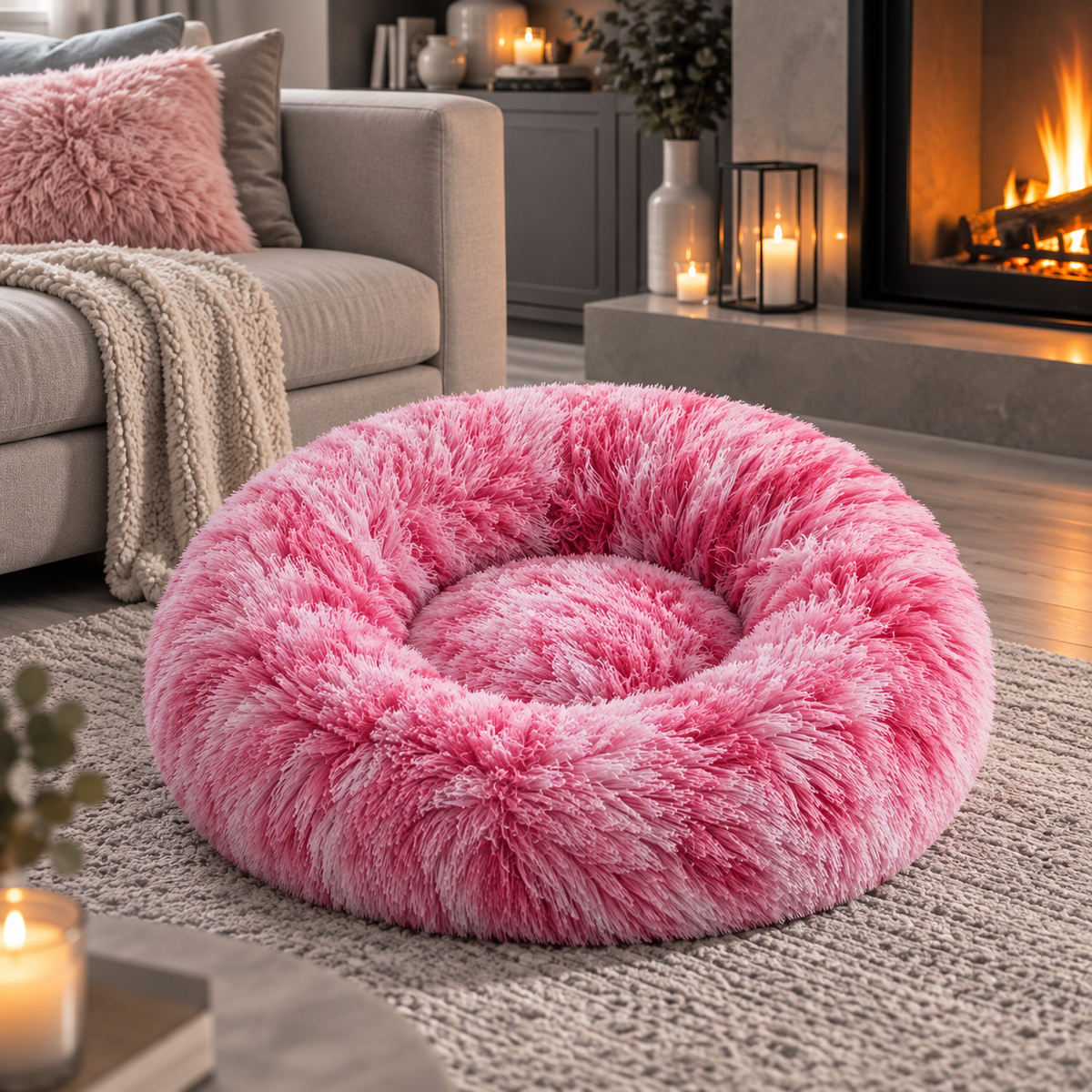 Elara Haus Calming Comfort Dog Bed