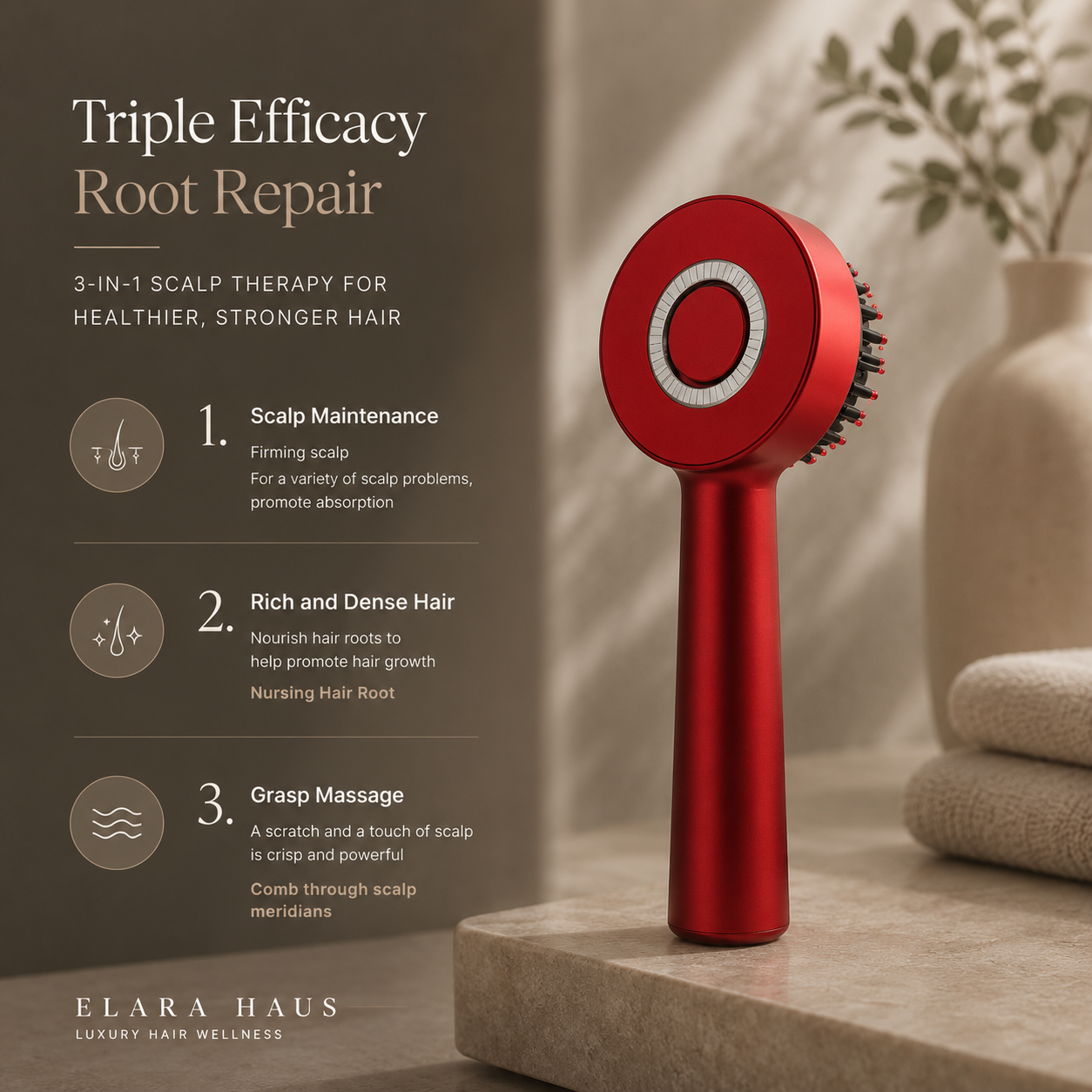 ELARA Scalp Therapy Brush