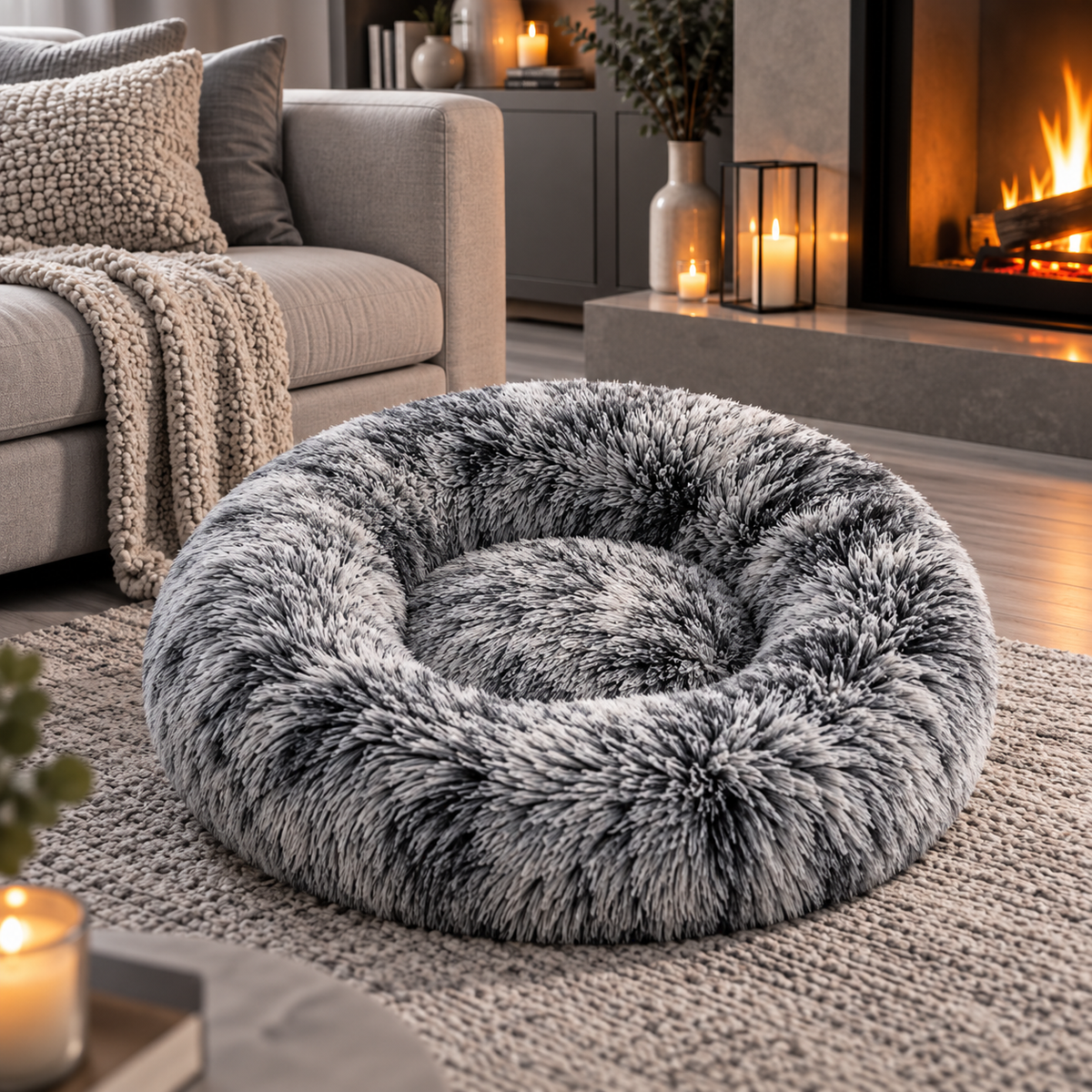 Elara Haus Calming Comfort Dog Bed