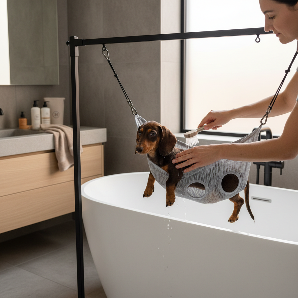 Hands-Free Grooming – Both hands grooming